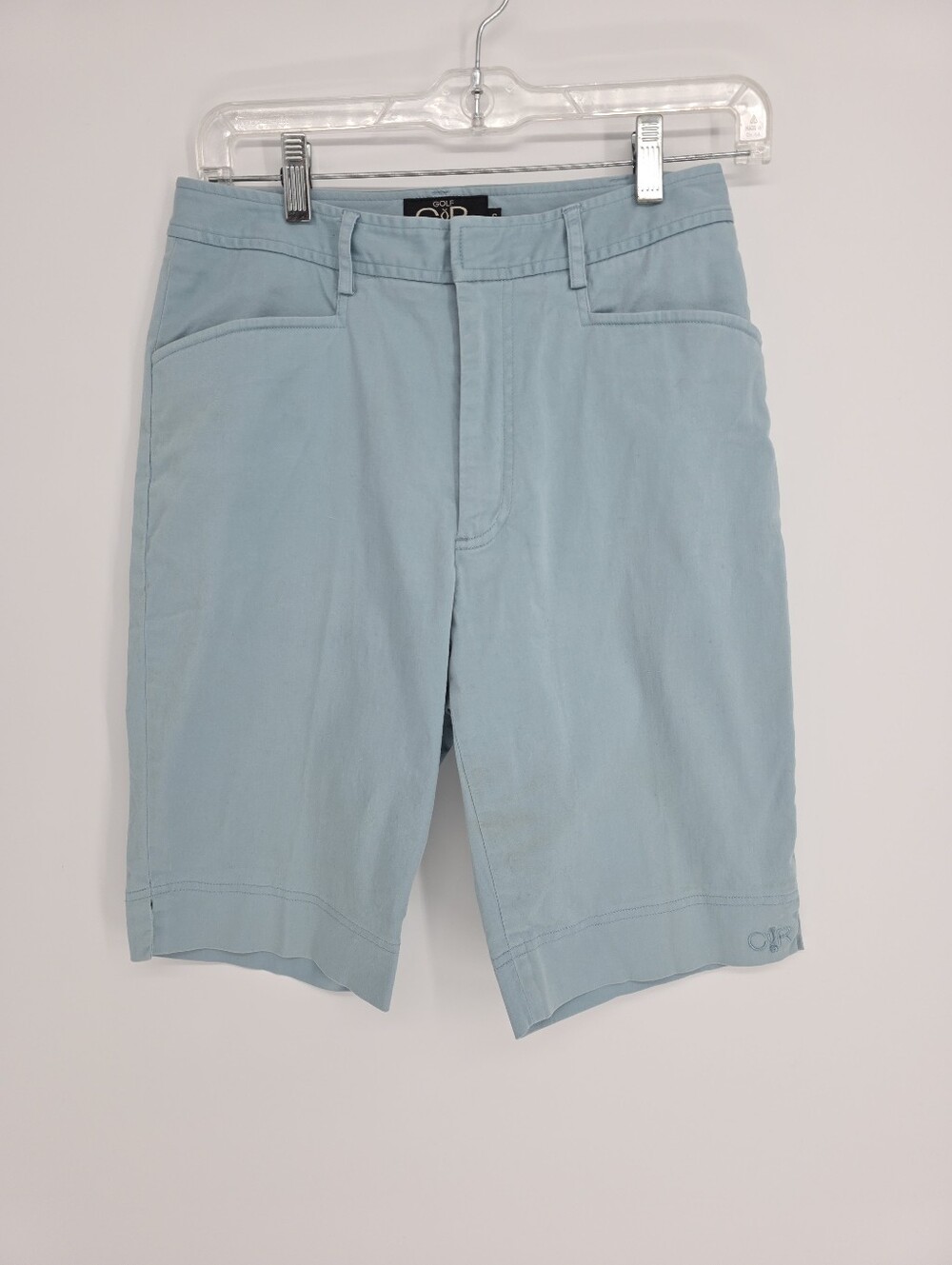 Womens Claudia Romana Golf Shorts Size 6 Blue